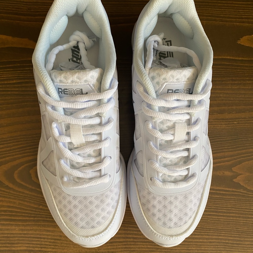 Brand new Rebel Ruthless cheer shoes size 5